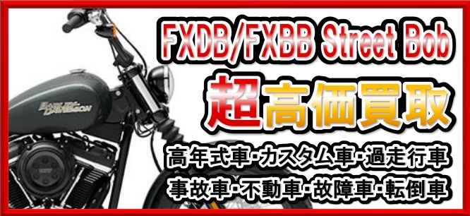 車種別特集　ハーレーダビッドソン　FXDB/FXBBストリートボブ